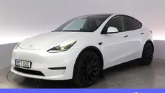 Vit Begagnad 2022 Tesla Model Y Performance SUV | 429 900 kr (Superpris)