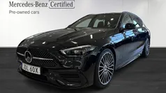 Svart Begagnad 2022 Mercedes C220 AMG Line Premium Plus Kombi | 419 000 kr (Marknadspris)