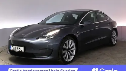 Grå Begagnad 2020 Tesla Model 3 Long Range AWD Sedan | 289 990 kr (Marknadspris)