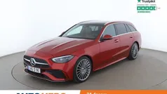 Röd Begagnad 2022 Mercedes C220 AMG line Kombi | 456 000 kr (Marknadspris)