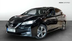 Svart (black) Begagnad 2019 Nissan Leaf Tekna Halvkombi | 149 900 kr (Marknadspris)