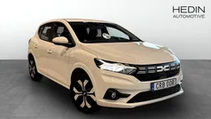 Vit Ny 2025 Dacia Sandero Expression Halvkombi | 219 900 kr (Marknadspris)