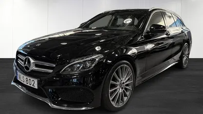 Svart Begagnad 2018 Mercedes C220 Premium Kombi | 259 900 kr (Marknadspris)