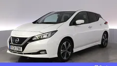 Vit Begagnad 2021 Nissan Leaf 360º Halvkombi | 188 900 kr (Marknadspris)