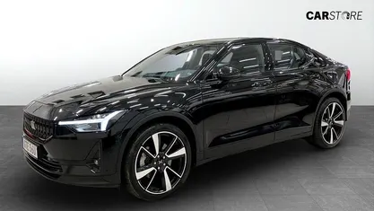 Svart Begagnad 2022 Polestar 2 Long Range Dual motor Halvkombi | 294 900 kr (Marknadspris)