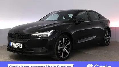 Svart Begagnad 2022 Polestar 2 Plus Halvkombi | 317 990 kr (Bra pris)