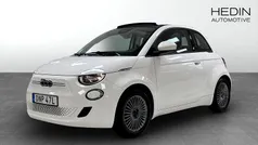 Vit (white) Begagnad 2022 Fiat 500e Cab | 189 900 kr (Bra pris)