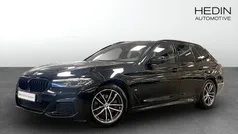 Svart (black) Begagnad 2021 BMW 520 M Sport Kombi | 358 700 kr (Marknadspris)