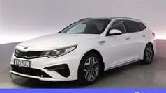 Vit Begagnad 2019 Kia Optima Hybrid 2 Sedan | 213 900 kr (Marknadspris)