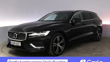 Svart Begagnad 2021 Volvo V60 Inscription Kombi | 388 990 kr (Marknadspris)
