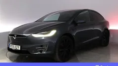 Grå Begagnad 2020 Tesla Model X Performance SUV | 549 900 kr (Superpris)