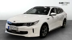 Vit (white) Begagnad 2018 Kia Optima Hybrid Sedan | 144 900 kr (Bra pris)