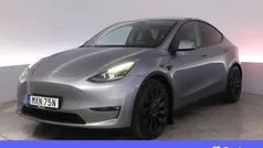 Grå Begagnad 2023 Tesla Model Y Performance SUV | 456 900 kr (Marknadspris)
