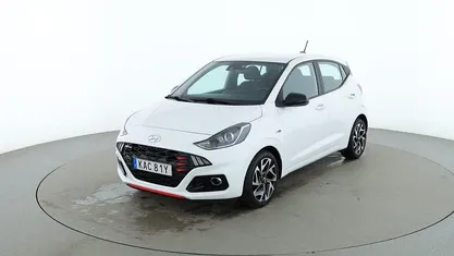 Vit Begagnad 2021 Hyundai i10 N Line Halvkombi | 121 000 kr (Marknadspris)