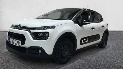 Vit Begagnad 2021 Citroën C3 Shine Halvkombi | 129 900 kr (Marknadspris)