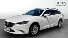 Vit (white) Begagnad 2016 Mazda 6 Kombi | 159 900 kr (Bra pris)