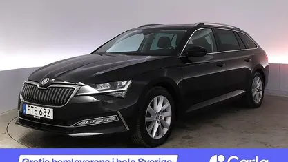 Svart Begagnad 2020 Skoda Superb Business Line Kombi | 276 900 kr (Marknadspris)