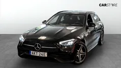 Svart Begagnad 2022 Mercedes C300e AMG Kombi | 399 900 kr (Marknadspris)