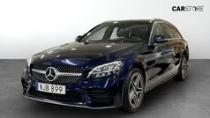 Blå Begagnad 2019 Mercedes C220 AMG line Kombi | 289 900 kr (Marknadspris)