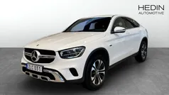 Vit (white) Begagnad 2020 Mercedes GLC300e Sportkupé | 459 000 kr (Marknadspris)