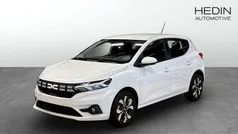 Vit (white) Ny 2025 Dacia Sandero Expression Halvkombi | 219 900 kr (Bra pris)