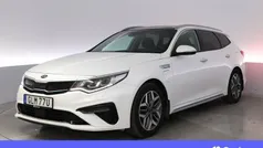 Vit Begagnad 2019 Kia Optima Hybrid 2 Sedan | 216 900 kr (Bra pris)