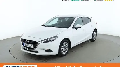 Vit Begagnad 2016 Mazda 3 Inclusive Halvkombi | 105 000 kr (Marknadspris)