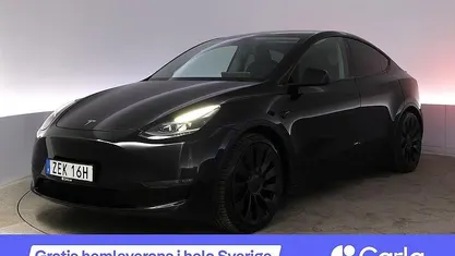 Svart Begagnad 2023 Tesla Model Y Performance SUV | 419 990 kr (Marknadspris)