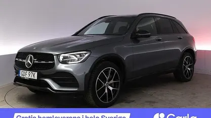 Grå Begagnad 2022 Mercedes GLC300e AMG SUV | 439 990 kr (Bra pris)