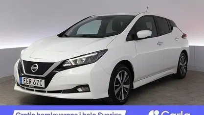 Vit Begagnad 2020 Nissan Leaf Acenta Halvkombi | 139 990 kr (Marknadspris)