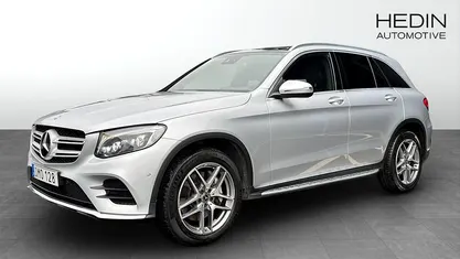 Silver Begagnad 2018 Mercedes GLC250 AMG SUV | 298 900 kr (Marknadspris)
