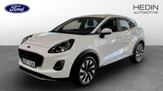Vit (white) Begagnad 2023 Ford Puma Gen-E Titanium Halvkombi | 199 900 kr (Bra pris)