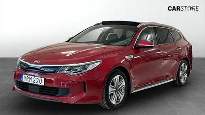 Begagnad Kia Optima Advance 205 HK (150 kW) 2018 Röd Kombi