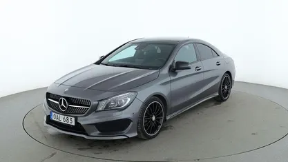 Grå Begagnad 2016 Mercedes CLA200 AMG line Sportkupé | 189 000 kr (Marknadspris)