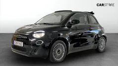 Svart Begagnad 2022 Fiat 500C Cab | 199 900 kr