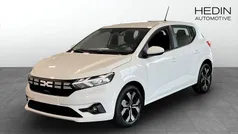Vit (white) Ny 2025 Dacia Sandero Expression Halvkombi | 219 900 kr (Bra pris)