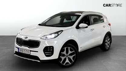 Vit Begagnad 2017 Kia Sportage GT-Line SUV | 149 900 kr (Bra pris)
