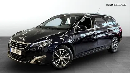 Begagnad Peugeot 308 120 HK (88 kW) 2017 Blå Kombi