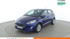 Blå Begagnad 2018 Ford Fiesta Titanium Halvkombi | 114 000 kr (Marknadspris)