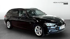 Svart (black) Begagnad 2017 BMW 320 Sport Line Kombi | 189 900 kr (Bra pris)