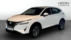 Vit (white) Begagnad 2022 Nissan Qashqai Acenta SUV | 209 900 kr (Marknadspris)