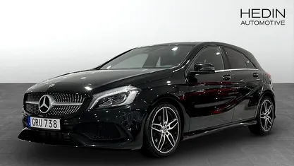Svart Begagnad 2018 Mercedes A200 AMG Kombi | 199 900 kr (Marknadspris)