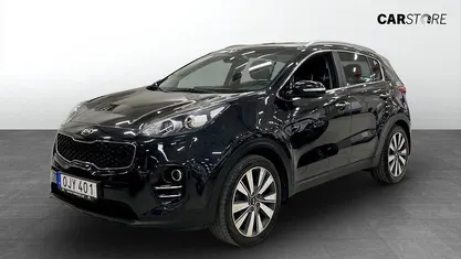 Svart Begagnad 2017 Kia Sportage SUV | 124 900 kr (Marknadspris)