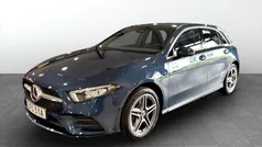 Blå (blue) Begagnad 2021 Mercedes A250 AMG Halvkombi | 359 900 kr (Lite dyr)
