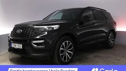 Svart Begagnad 2021 Ford Explorer ST-Line SUV | 467 990 kr (Bra pris)