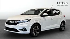 Vit (white) Ny 2025 Dacia Sandero Expression Halvkombi | 219 900 kr (Marknadspris)