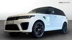 Vit (white) Begagnad 2020 Land Rover Range Rover Sport SVR SUV | 899 000 kr (Bra pris)
