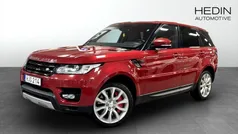 Röd (red) Begagnad 2014 Land Rover Range Rover Sport SUV | 259 000 kr (Lite dyr)