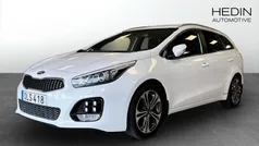 Vit (white) Begagnad 2018 Kia Ceed Sportswagon GT-Line Kombi | 139 900 kr (Marknadspris)