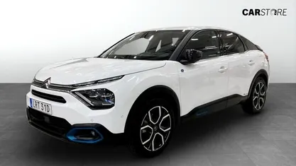 Vit (white) Begagnad 2021 Citroën e-C4 Halvkombi | 179 900 kr (Bra pris)